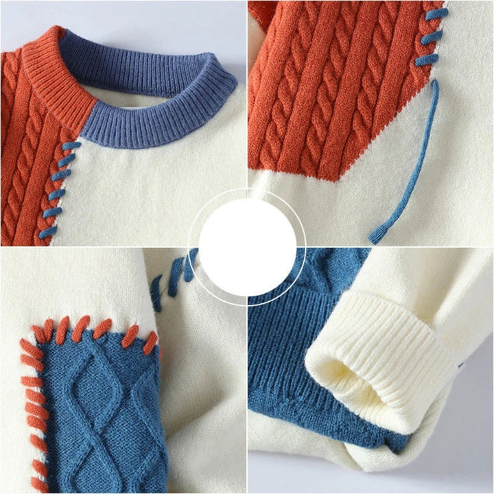 Ciro | Cozy Patchwork Sweater